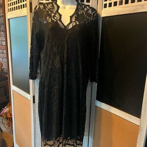 Karen Kane Black Lace Dress